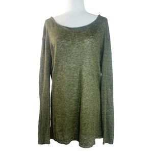 Ralph Lauren Linen RLX Top Large Boat Neck